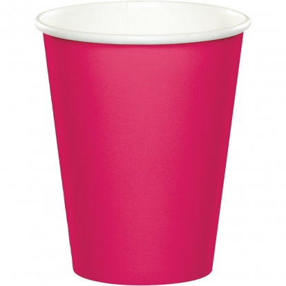 Glāzītes, spilgti rozā (24 gab/266 ml)
